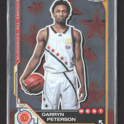 2025 Topps Chrome McDonald's All American Darryn Peterson #12