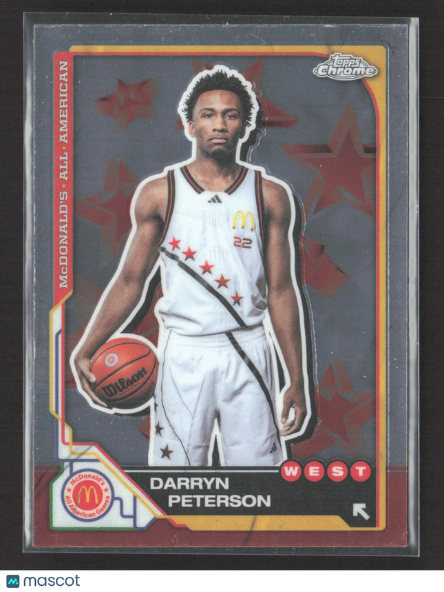 2025 Topps Chrome McDonald's All American Darryn Peterson #12