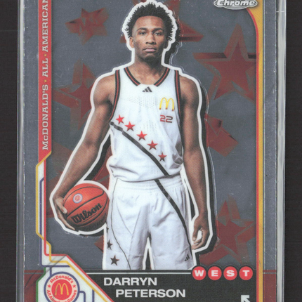 2025 Topps Chrome McDonald's All American Darryn Peterson #12