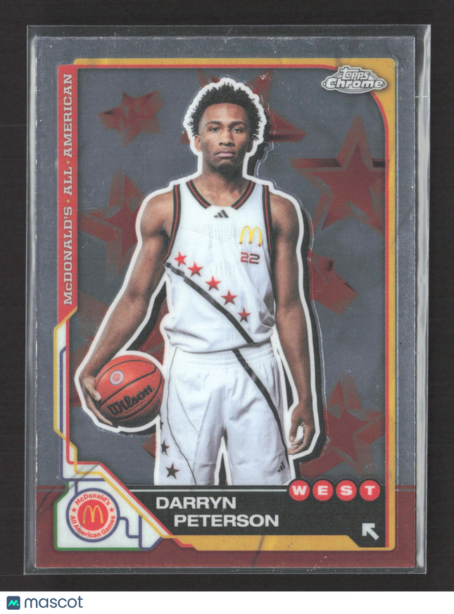 2025 Topps Chrome McDonald's All American Darryn Peterson #12