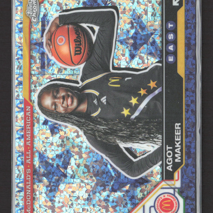 2025 Topps Chrome McDonald's All American Agot Makeer #55 Blue Stars