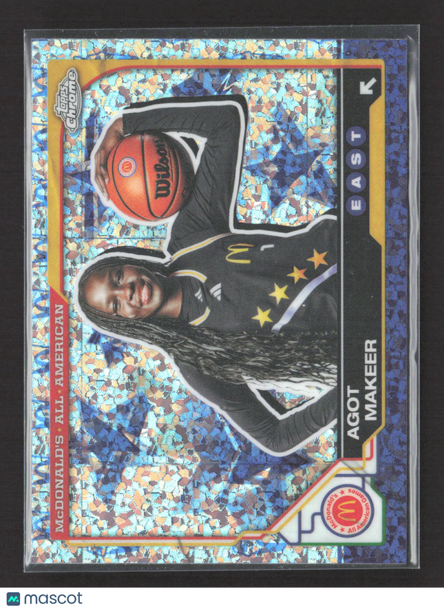 2025 Topps Chrome McDonald's All American Agot Makeer #55 Blue Stars