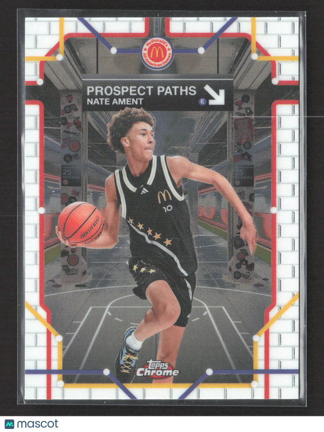 2025 Topps Chrome McDonald's All American Prospect Paths Nate Ament #PP-3