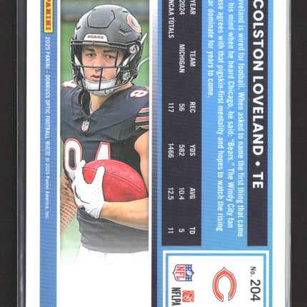 2025 Panini Donruss Optic Colston Loveland #204