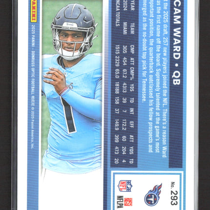 2025 Panini Donruss Optic Football Cam Ward #293