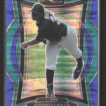 2025 Panini Select Baseball Prizm Dontrelle Willis #18 Blue 61/99
