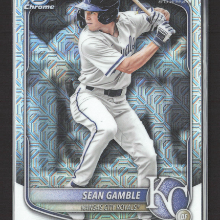 2025 Bowman Chrome Sean Gamble #BDC-178 Mega Box Mojo Refractor