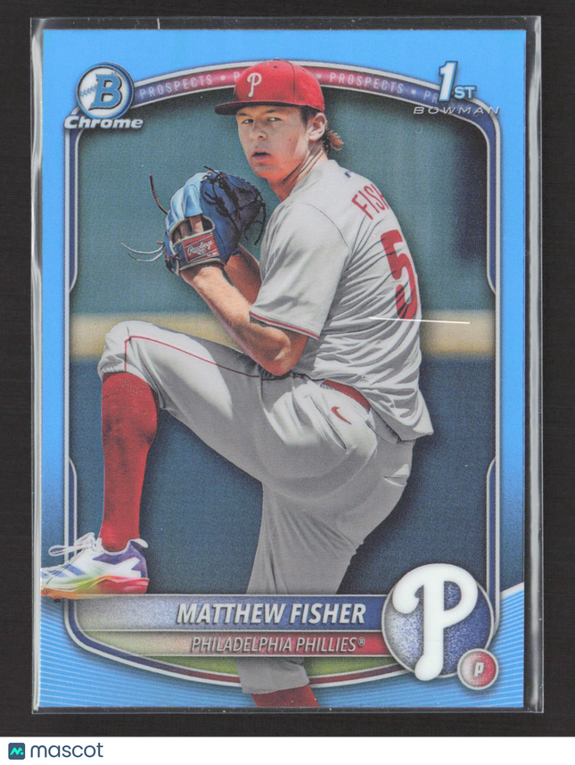 2025 Bowman Chrome Matthew Fisher #BDC-106 Blue 1st Bowman