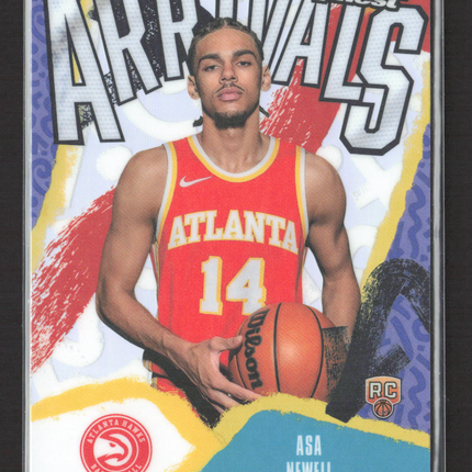 2026 Topps Finest Arrivals Asa Newell #A-23 Refractor RC