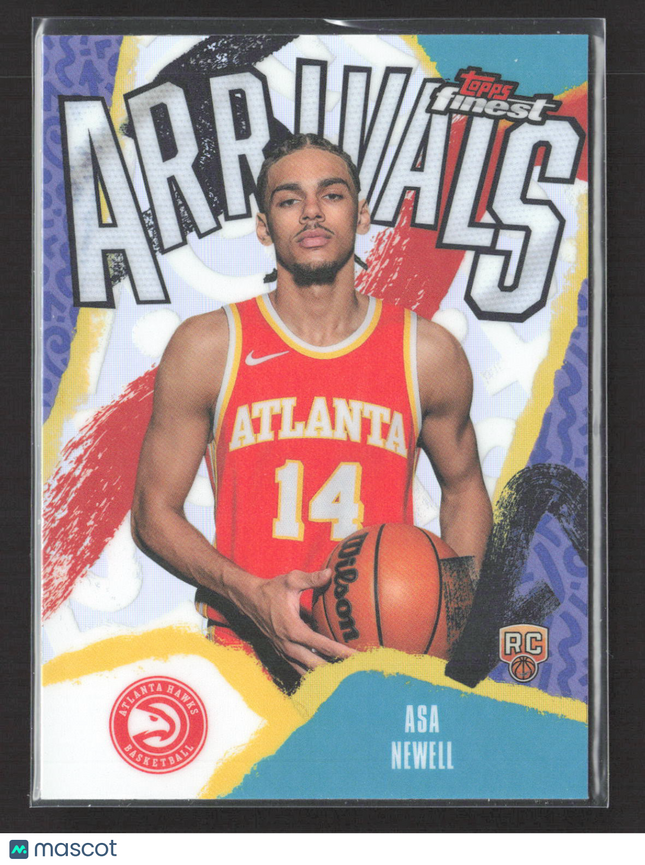 2026 Topps Finest Arrivals Asa Newell #A-23 Refractor RC