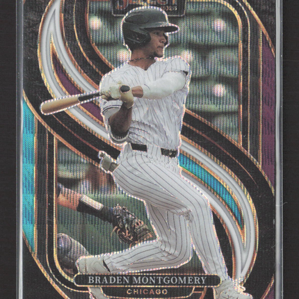 2025 Panini Select Prizm Braden Montgomery #125 TRI Color