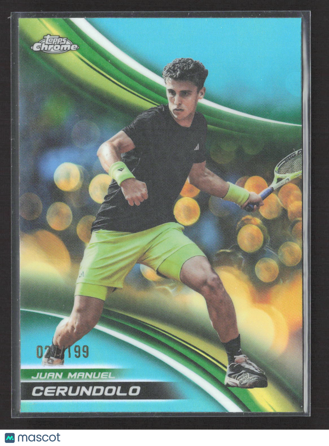 2025 Topps Chrome Juan Manuel Cerundolo #173 Aqua /199