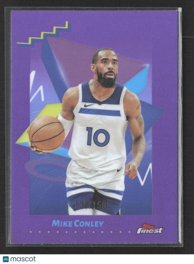 2025 Topps Finest Mike Conley #154 Purple 135/150