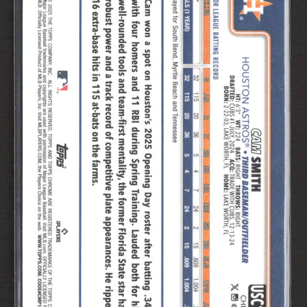 2025 Topps Chrome Cam Smith #USC145 RC
