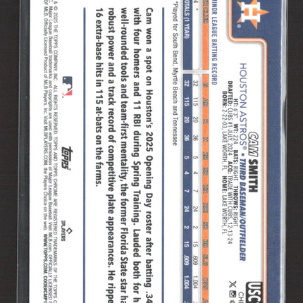 2025 Topps Chrome Cam Smith #USC145 RC