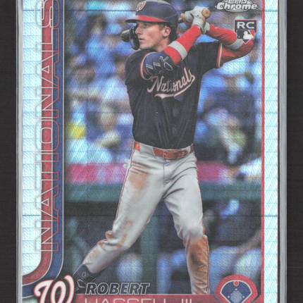 2025 Topps Chrome Update Series Robert Hassell III #USC154 Prism RC