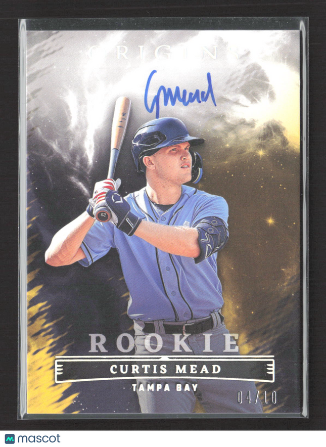 2023 Panini Chronicles Origins Curtis Mead #OPS-CE 04/10 Gold Auto