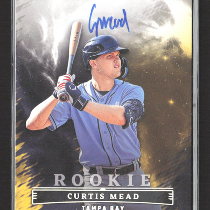 2023 Panini Chronicles Origins Baseball Curtis Mead #OPS-CE 10/10 Gold Auto