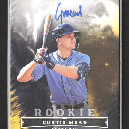 2023 Panini Chronicles Origins Baseball Curtis Mead #OPS-CE 09/10 Gold Auto
