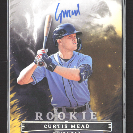 2023 Panini Chronicles Origins Baseball Curtis Mead #OPS-CE 07/10 Gold Auto