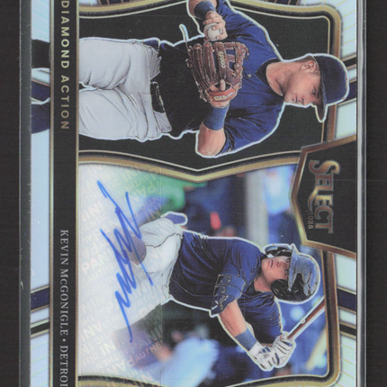 2025 Panini Select Prizm Diamond Action Kevin McGonigle #DAS-KM Silver Auto