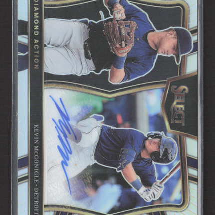 2025 Panini Select Baseball Diamond Action Kevin McGonigle #DAS-KM Silver Auto