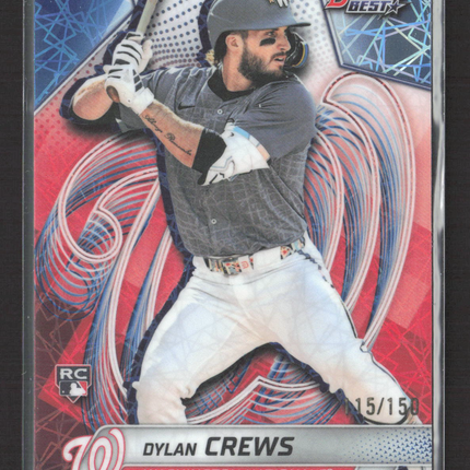 2025 Topps Bowman's Best Dylan Crews #27 Refractor RC 15/150