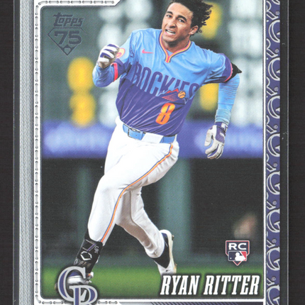 2024 Topps Series 1 Ryan Ritter #18 RC Team Border