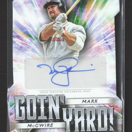 2025 Topps Stadium Club Goin' Yard Mark McGwire #GYA-MMC Auto