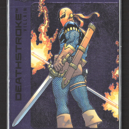 2025 SkyBox Metal Universe Batman Purple FX #106 Deathstroke