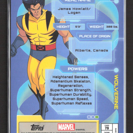2025 Topps Finest Marvel Ultimates 13/97 #79 Wolverine X-Fractor