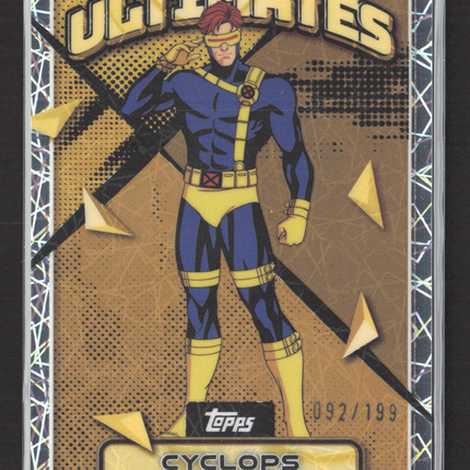 2025 Topps Marvel Finest Ultimates 092/199 #78 Cyclops