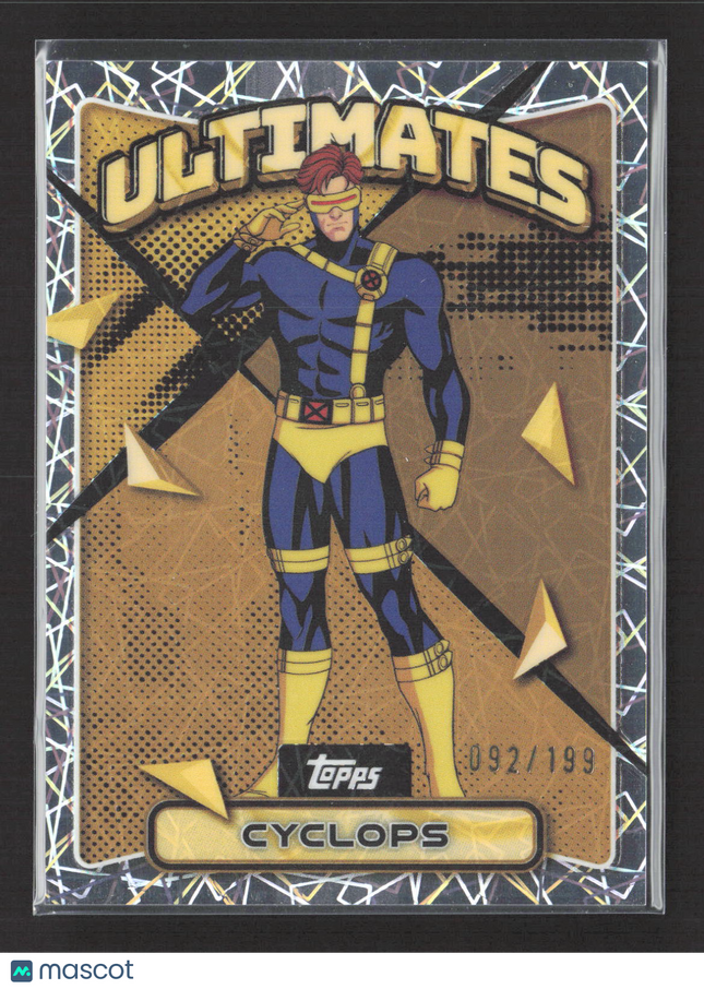 2025 Topps Marvel Finest Ultimates 092/199 #78 Cyclops