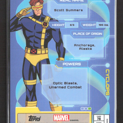 2025 Topps Marvel Finest Ultimates 092/199 #78 Cyclops