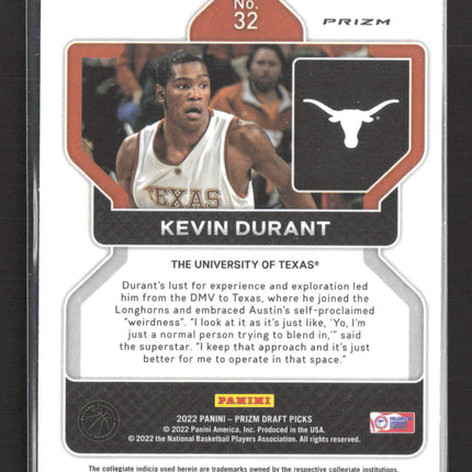 2022 Panini Prizm Draft Picks Kevin Durant #32 Snakeskin