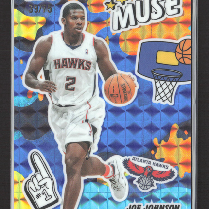 2026 Topps Finest Muse Joe Johnson #M-28 Blue Refractor 39/75