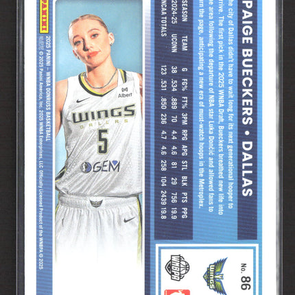 2025 Panini Donruss Paige Bueckers #86