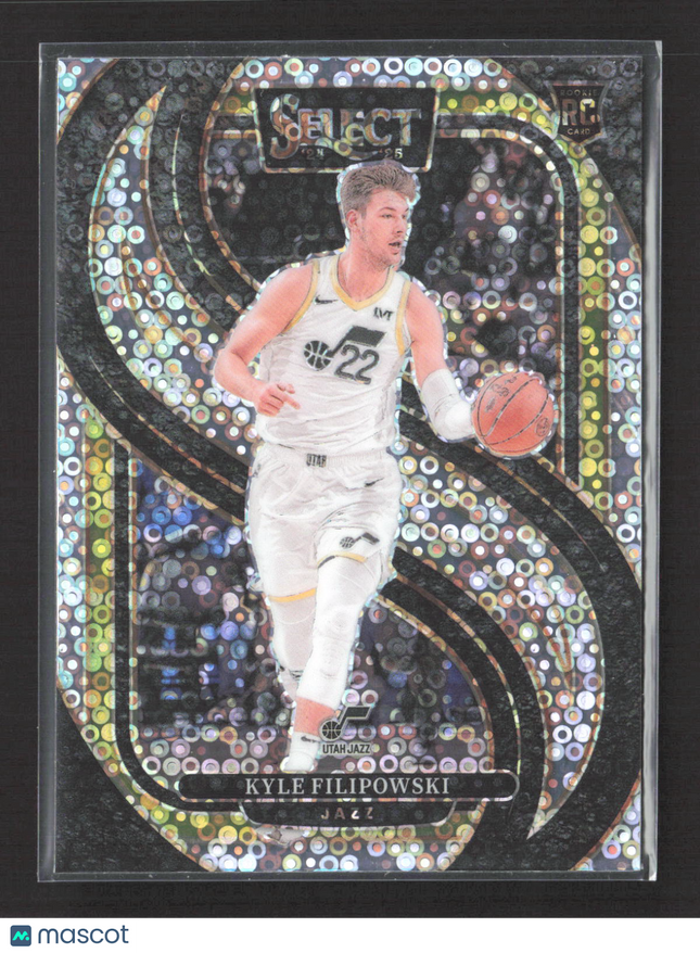 2025 Panini Select Basketball Kyle Filipowski #170 White Disco Prizm RC