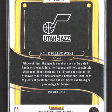 2025 Panini Select Basketball Kyle Filipowski #170 White Disco Prizm RC