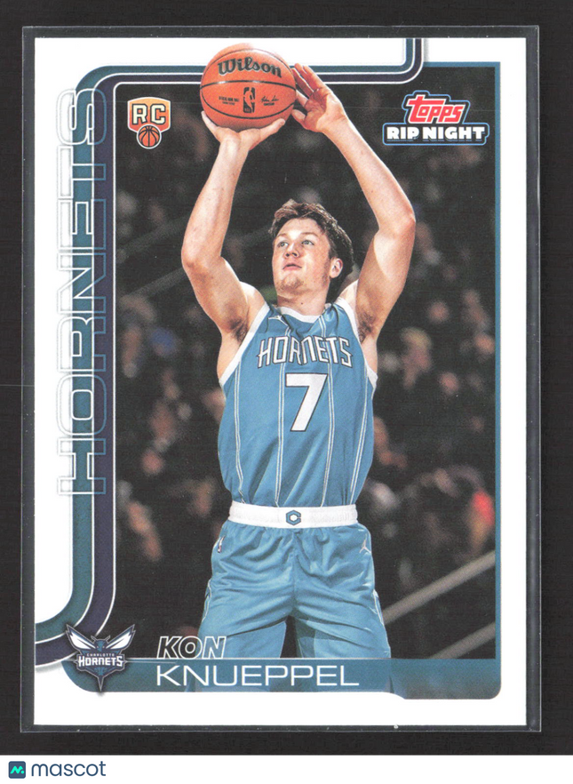 2025 Topps Rip Night Kon Knueppel #BK24 RC