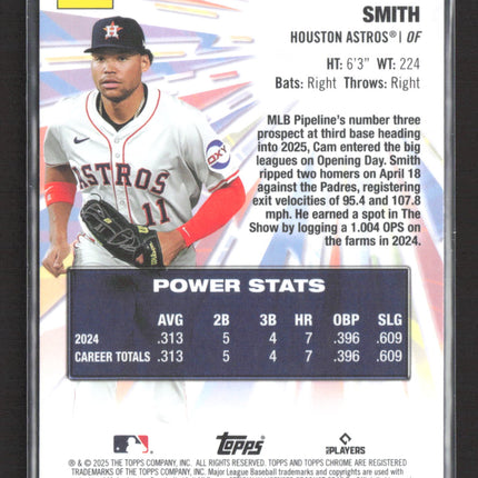 2025 Topps Chrome Power Players Cam Smith #PP-28 RC