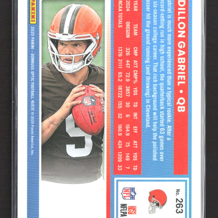 2025 Panini Donruss Optic Dillon Gabriel #263