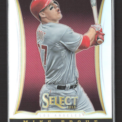 2013 Panini Select Prizm Mike Trout #22 Silver