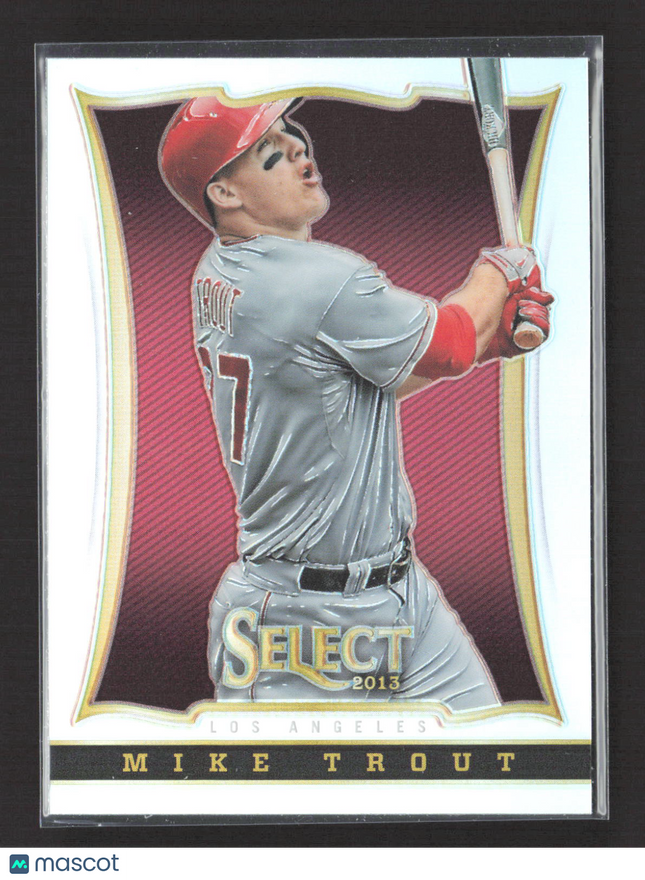 2013 Panini Select Prizm Mike Trout #22 Silver