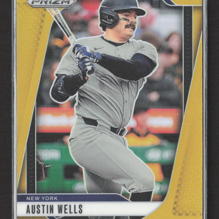 2025 Panini Prizm Baseball Austin Wells #212 Gold 01/10