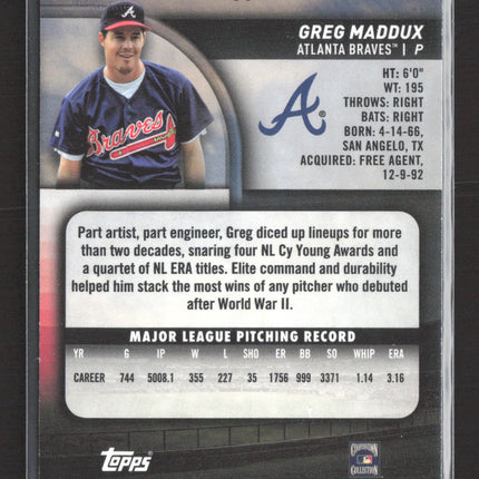 2023 Topps Stadium Club Greg Maddux #71 Photographer's Proof