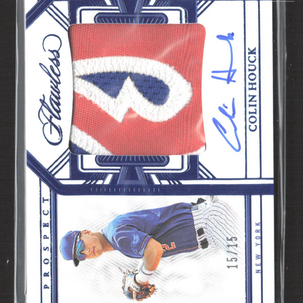 2024 Panini Flawless Baseball Colin Houck #PPA-CH Patch 15/15