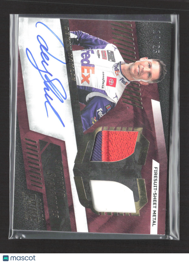 2023 Panini Prime Racing Denny Hamlin #SSF-HA Authentic Signatures