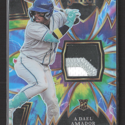 2024 Panini Select Sparks Prizm Adael Amador #SPK-AA Tie-Dye RC 10/25