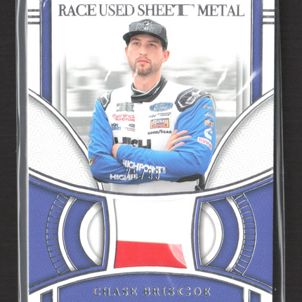2024 National Treasures Racing Chase Briscoe #RUS-CBO Race Used Sheet Metal